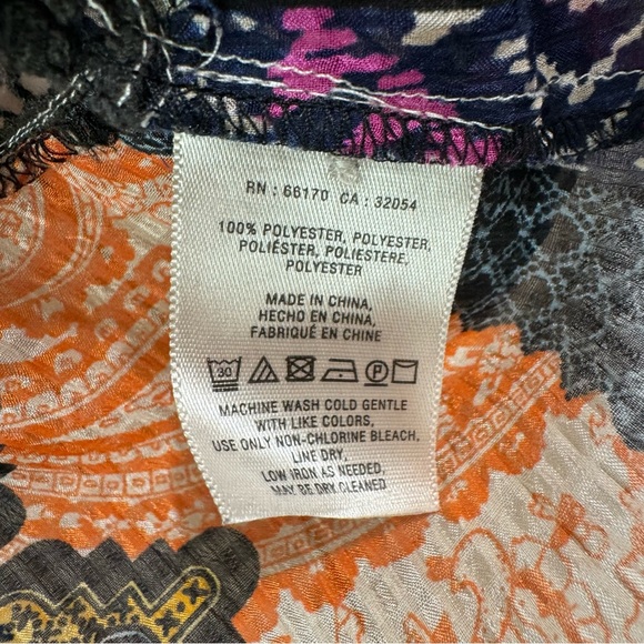Bohemian Blouse originally from Anthropologie / 4 / multi colored + patterned - Picture 6 of 7